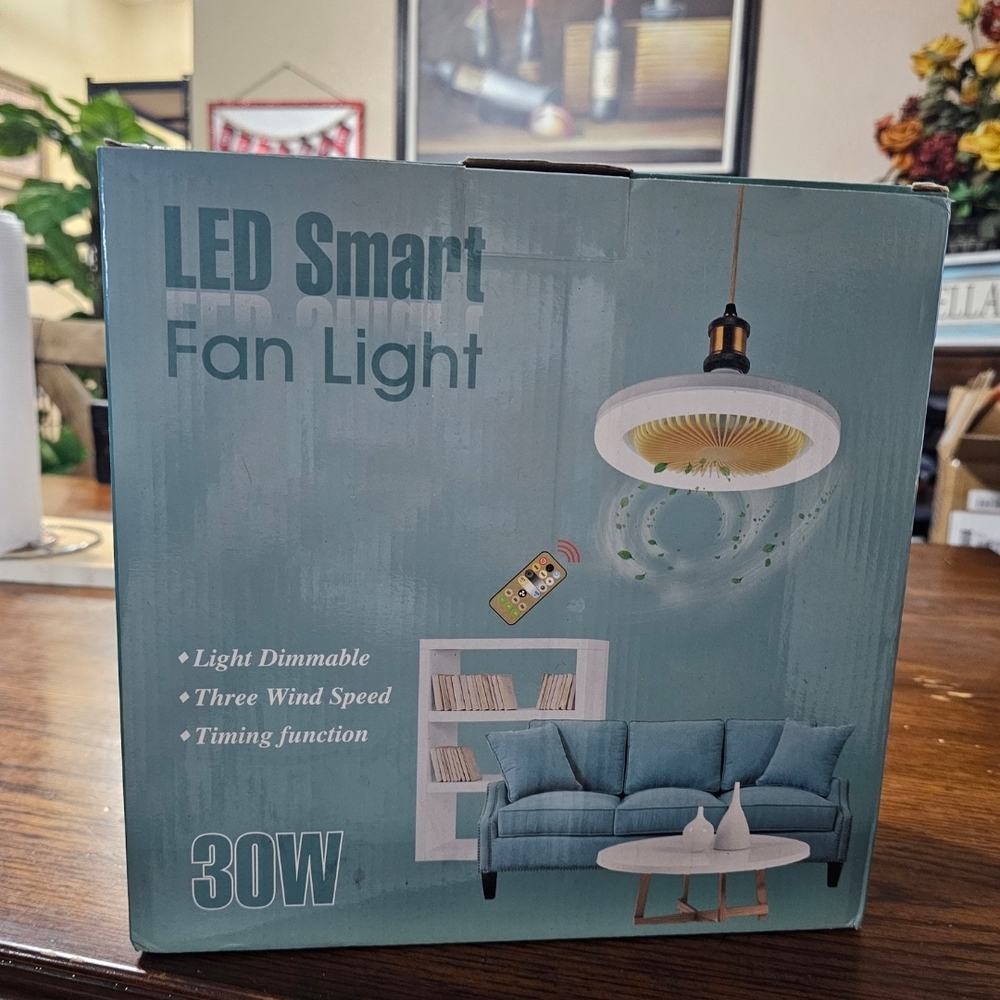LED Smart Fan Light with Remote Control